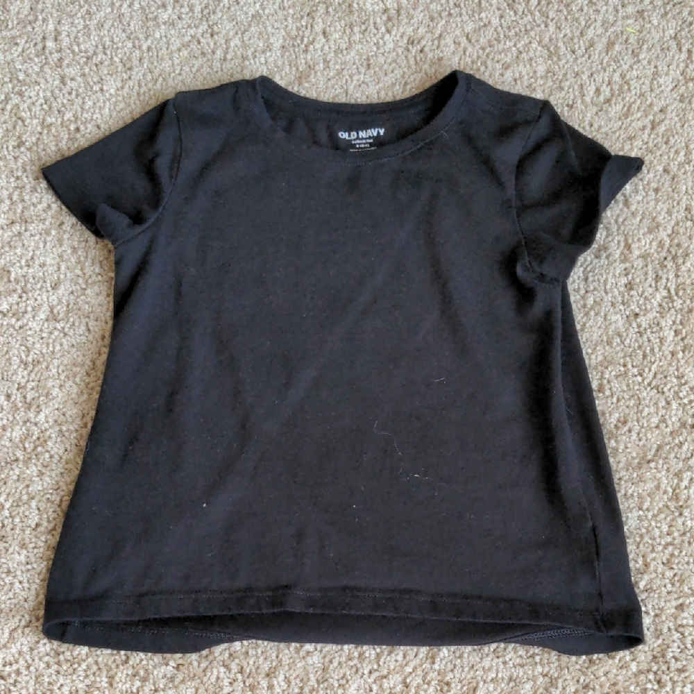 Old Navy Kids Classic Black Tee